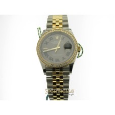 Rolex Datejust 36mm ref. 126283RBR-0021 Jubilee acciaio oro giallo 18kt Wimbledon nuovo